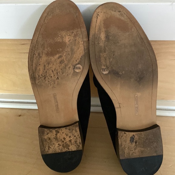 Vince Camuto Black Suede Leather Loafers-6.5 - Picture 7 of 8